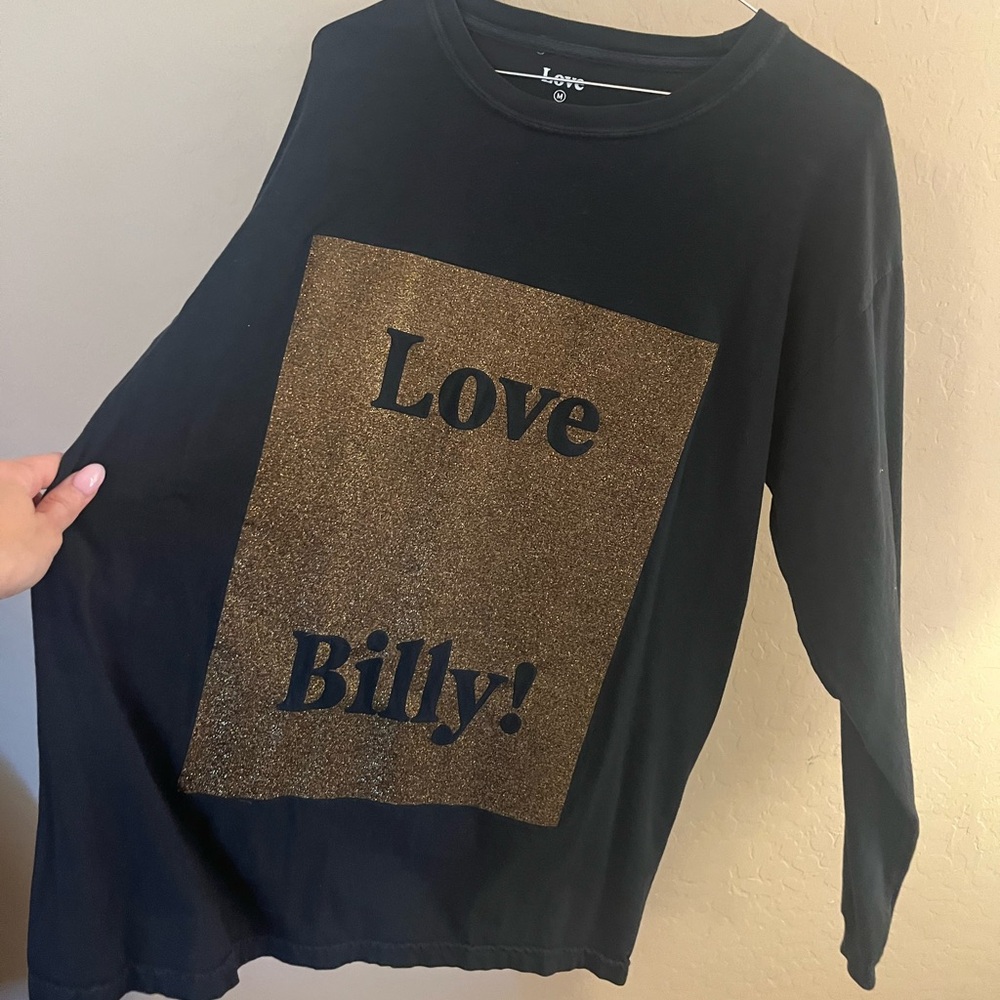 Gold Glitter Love Billy! T-shirt
